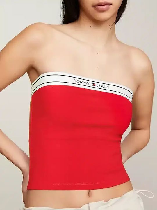TOMMY JEANS Logo taping tube top